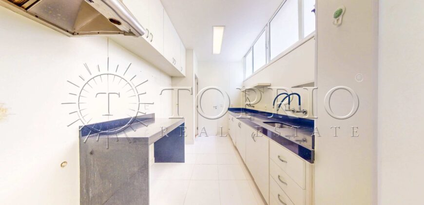 Apartamento 266m² à venda no Leblon com 4 quartos, planta circular e 2 vagas
