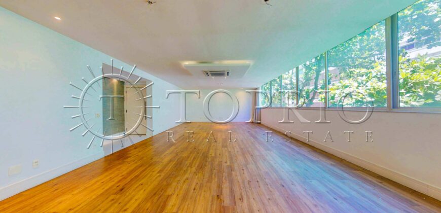 Apartamento 266m² à venda no Leblon com 4 quartos, planta circular e 2 vagas