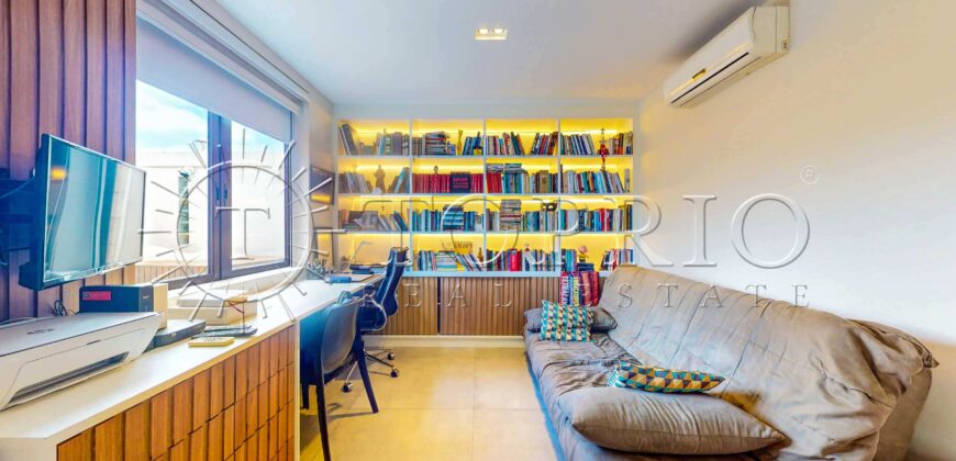Cobertura à venda em Copacabana Posto 6 – 130 m², reformada, com jacuzzi e vaga