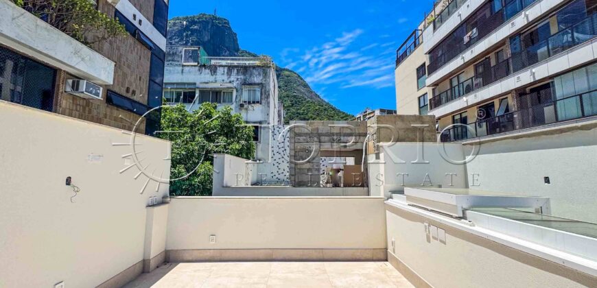 Cobertura Duplex à venda no Jardim Botânico – 74 m² | Prédio Novo | Vista para o Cristo