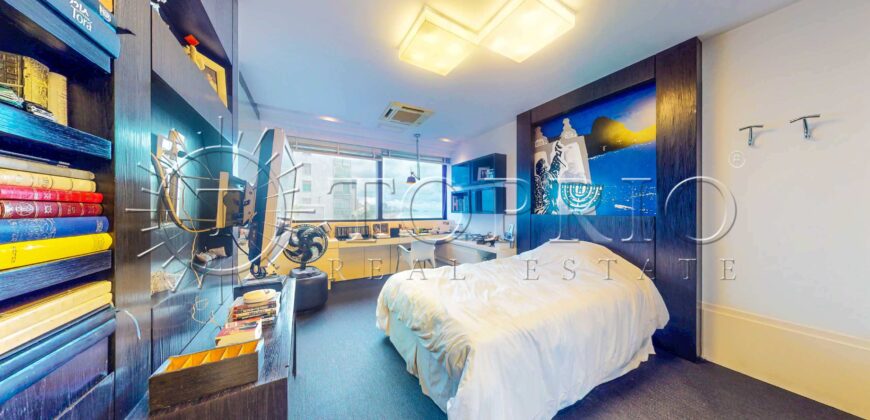 Apartamento de luxo na Av. Delfim Moreira com 435m² e vista frontal para o mar