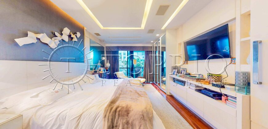 Apartamento de luxo na Av. Delfim Moreira com 435m² e vista frontal para o mar
