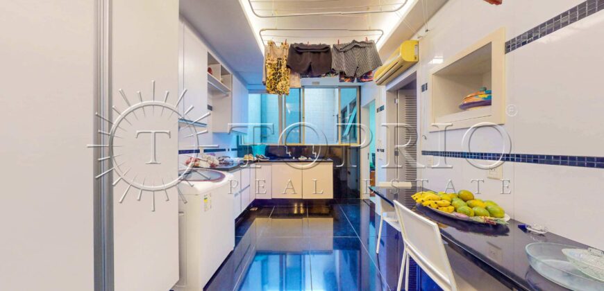 Apartamento de luxo na Av. Delfim Moreira com 435m² e vista frontal para o mar