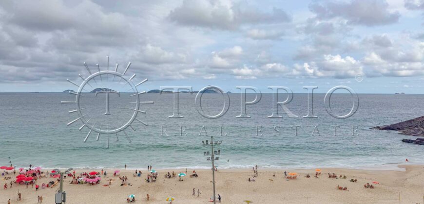 Apartamento de luxo na Av. Delfim Moreira com 435m² e vista frontal para o mar