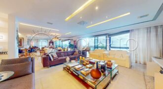 Apartamento de luxo na Av. Delfim Moreira com 435m² e vista frontal para o mar