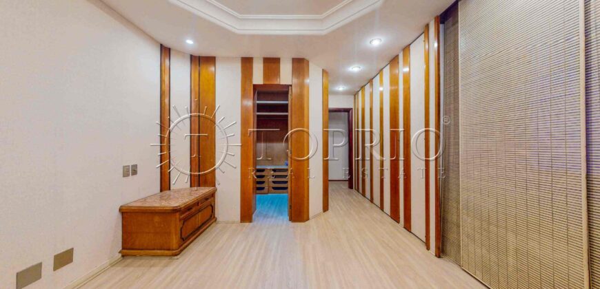 Apartamento no Leblon com 270m², 3 vagas, vista para o mar e Cristo Redentor – alto potencial de valorização