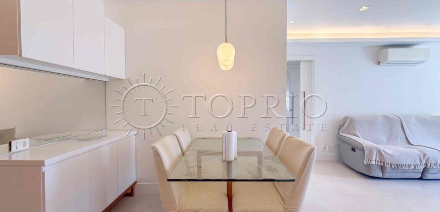 Apartamento de 91 m² à venda no Jardim Botânico, reformado e com vista para o Cristo Redentor
