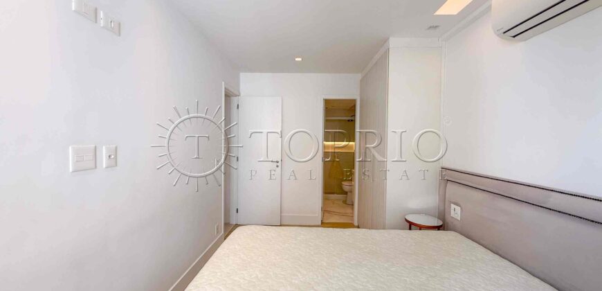 Apartamento de 91 m² à venda no Jardim Botânico, reformado e com vista para o Cristo Redentor