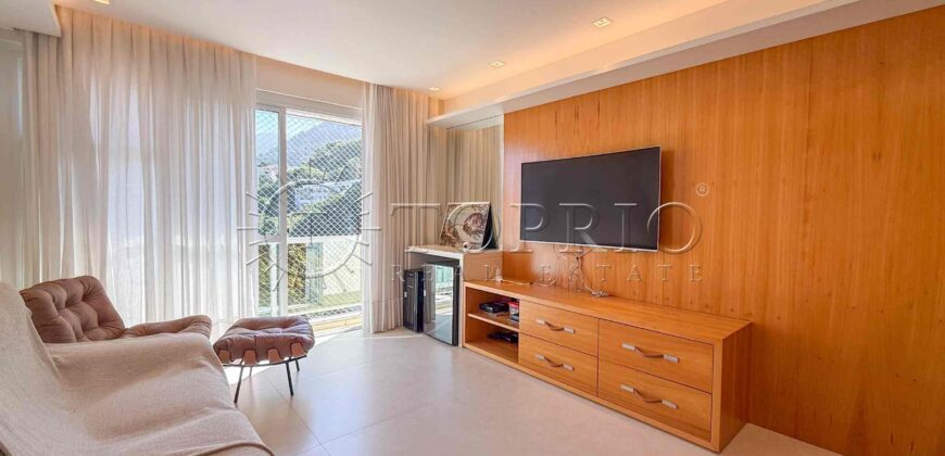 Apartamento de 91 m² à venda no Jardim Botânico, reformado e com vista para o Cristo Redentor