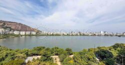 Apartamento de 117 m² à venda na Lagoa Rodrigo de Freitas com vista panorâmica e sol da manhã