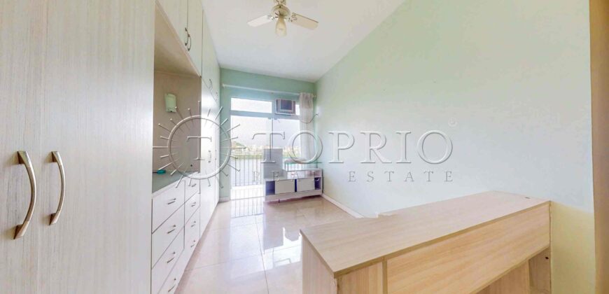 Apartamento de 117 m² à venda na Lagoa Rodrigo de Freitas com vista panorâmica e sol da manhã