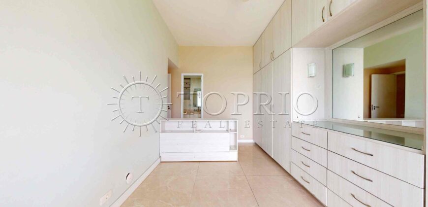 Apartamento de 117 m² à venda na Lagoa Rodrigo de Freitas com vista panorâmica e sol da manhã