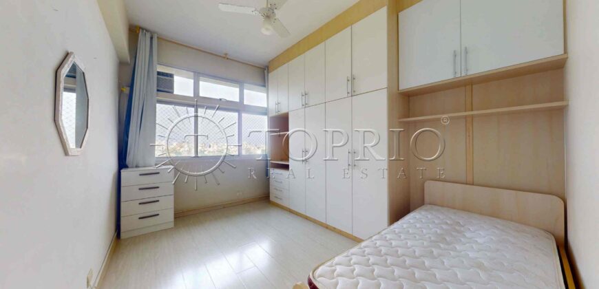 Apartamento de 117 m² à venda na Lagoa Rodrigo de Freitas com vista panorâmica e sol da manhã