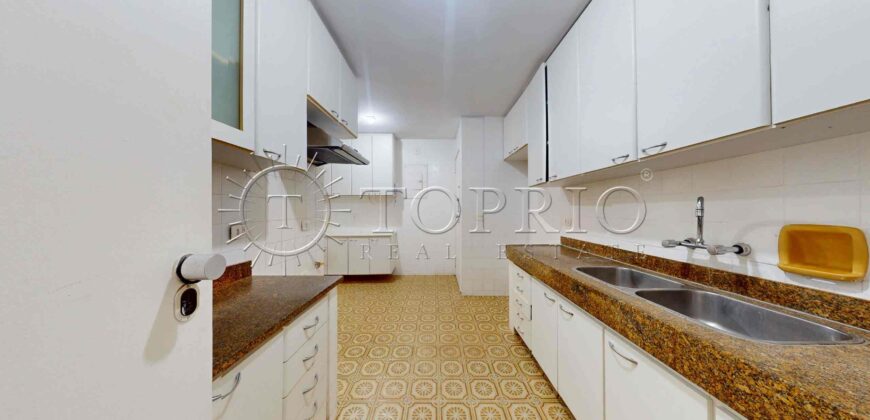 Apartamento de 130 m² à venda em Ipanema, silencioso e com excelente potencial de modernização