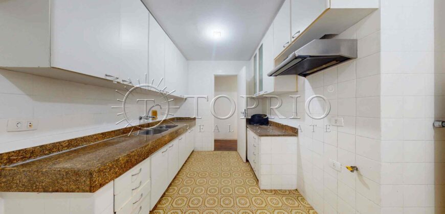 Apartamento de 130 m² à venda em Ipanema, silencioso e com excelente potencial de modernização
