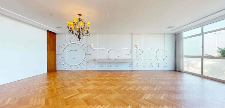 Apartamento de 488 m² à venda em frente à Praia de Ipanema na Vieira Souto