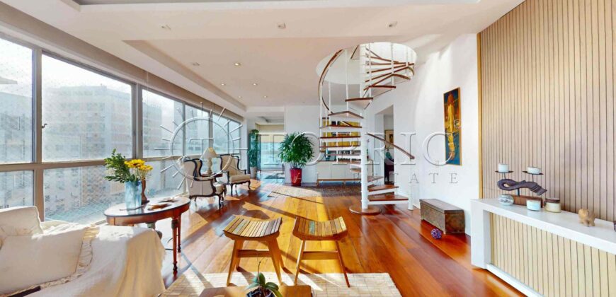 Cobertura Duplex à Venda no Leblon com 385 m², Piscina e Vista Panorâmica para o Mar
