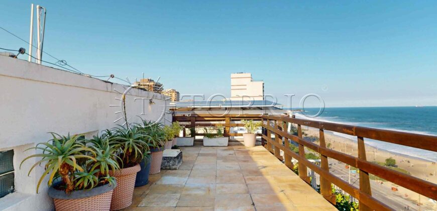 Cobertura Duplex à Venda no Leblon com 385 m², Piscina e Vista Panorâmica para o Mar