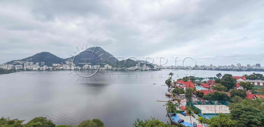 Apartamento de Luxo à Venda na Lagoa Rodrigo de Freitas com 157 m² e Vista Panorâmica