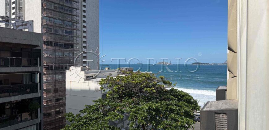 Apartamento de Luxo à Venda no Leblon com 150 m² e Vista Lateral para o Mar