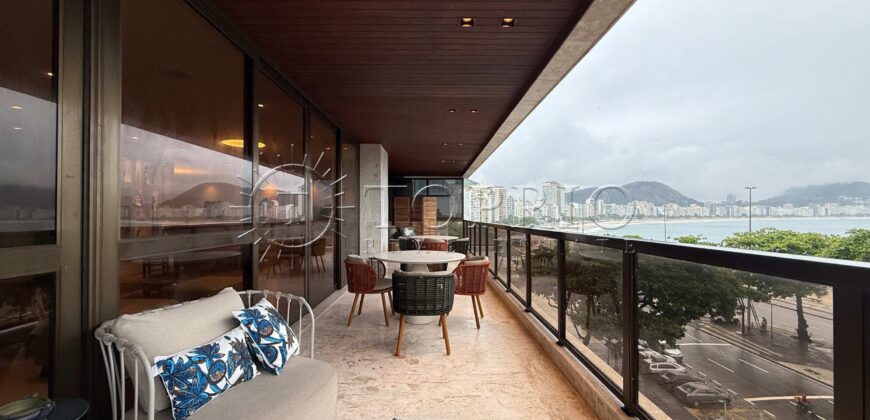 Apartamento de Luxo à Venda em Copacabana – 371 m², 4 Suítes, Frente Mar e Vista para o Forte de Copacabana