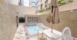 Cobertura à Venda no Leblon com 153 m², Piscina Privativa e 2 Vagas