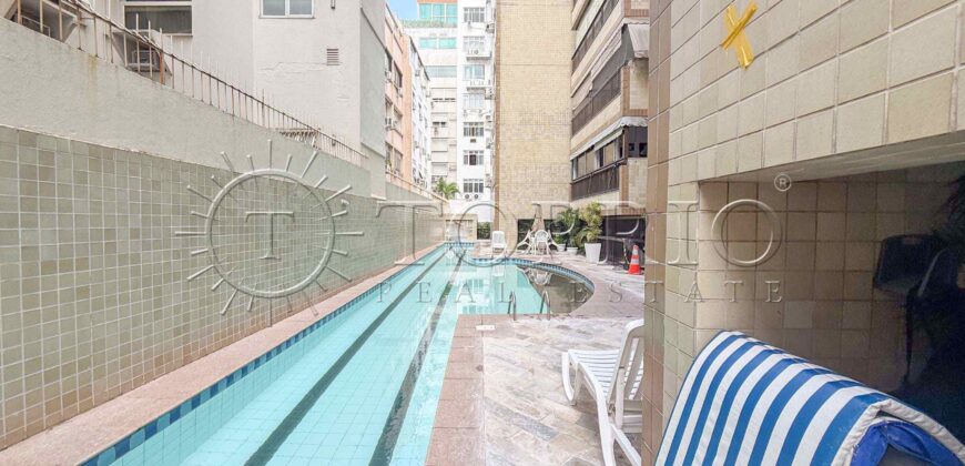 Cobertura à Venda no Leblon com 153 m², Piscina Privativa e 2 Vagas