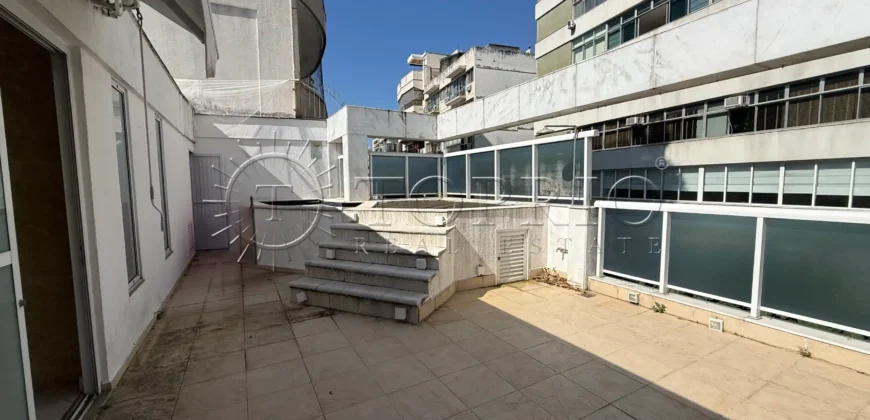 Cobertura Duplex à Venda no Leblon com 176 m², Piscina e 3 Vagas