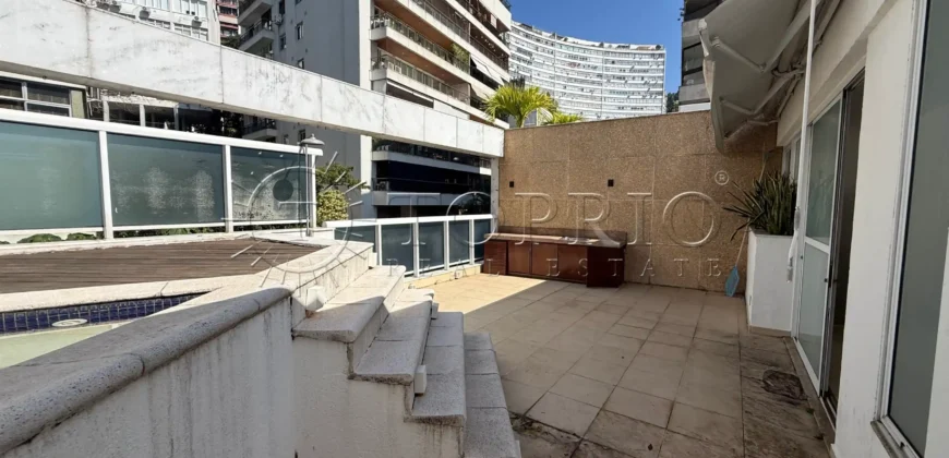 Cobertura Duplex à Venda no Leblon com 176 m², Piscina e 3 Vagas