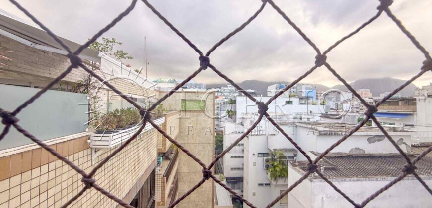 Cobertura à Venda no Leblon com 153 m², Piscina Privativa e 2 Vagas