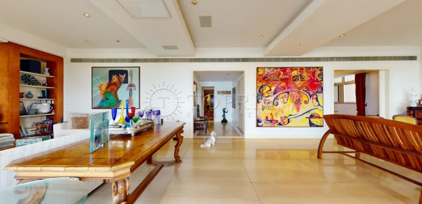 Apartamento linear de 322 m² à venda na Avenida Vieira Souto, em Ipanema,