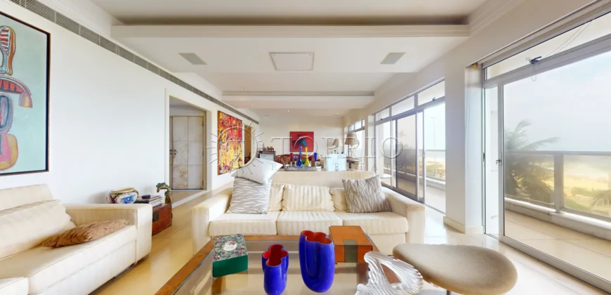 Apartamento linear de 322 m² à venda na Avenida Vieira Souto, em Ipanema,
