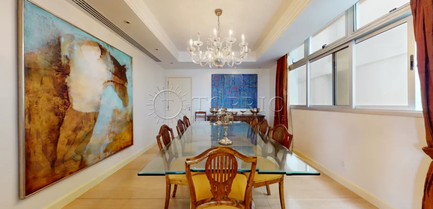 Apartamento linear de 322 m² à venda na Avenida Vieira Souto, em Ipanema,