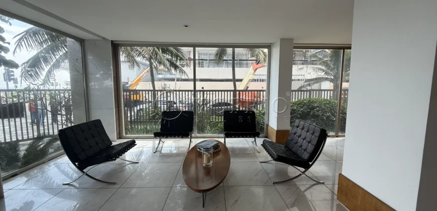 Apartamento linear de 322 m² à venda na Avenida Vieira Souto, em Ipanema,