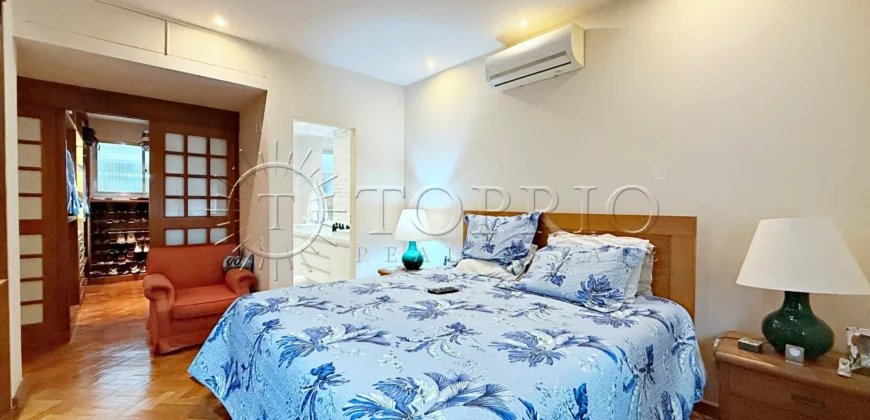 Apartamento de 180 m² no Leblon com 3 quartos e 2 vagas