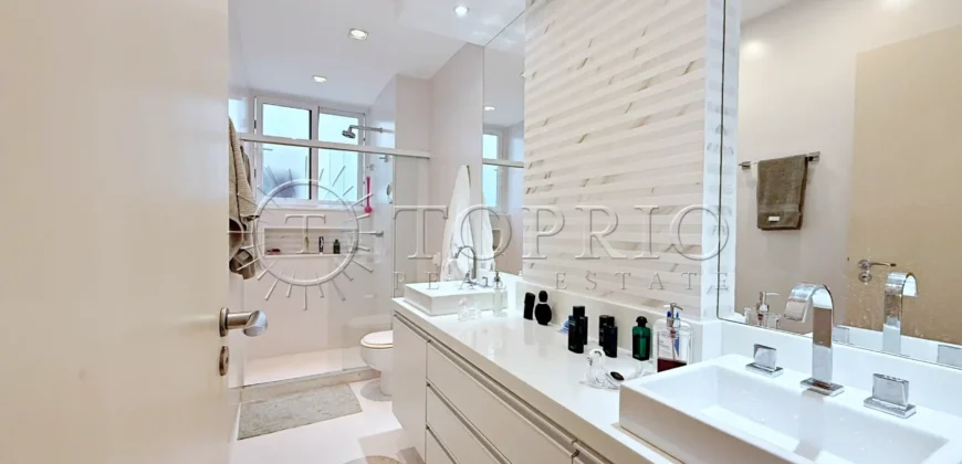 Apartamento de 180 m² no Leblon com 3 quartos e 2 vagas