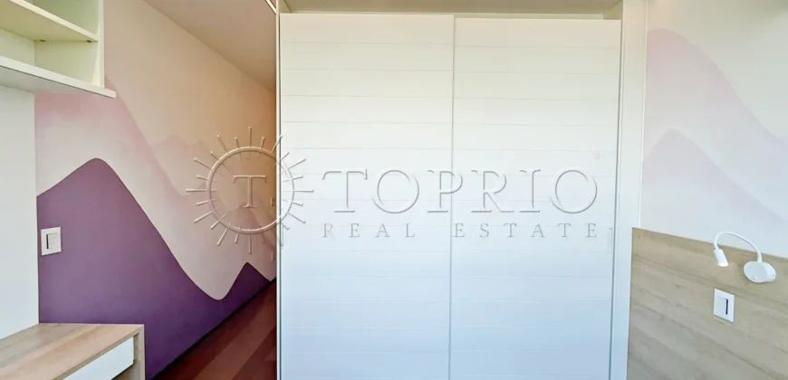 Cobertura triplex de 264 m² no Leblon com piscina e vista para o Morro Dois Irmãos